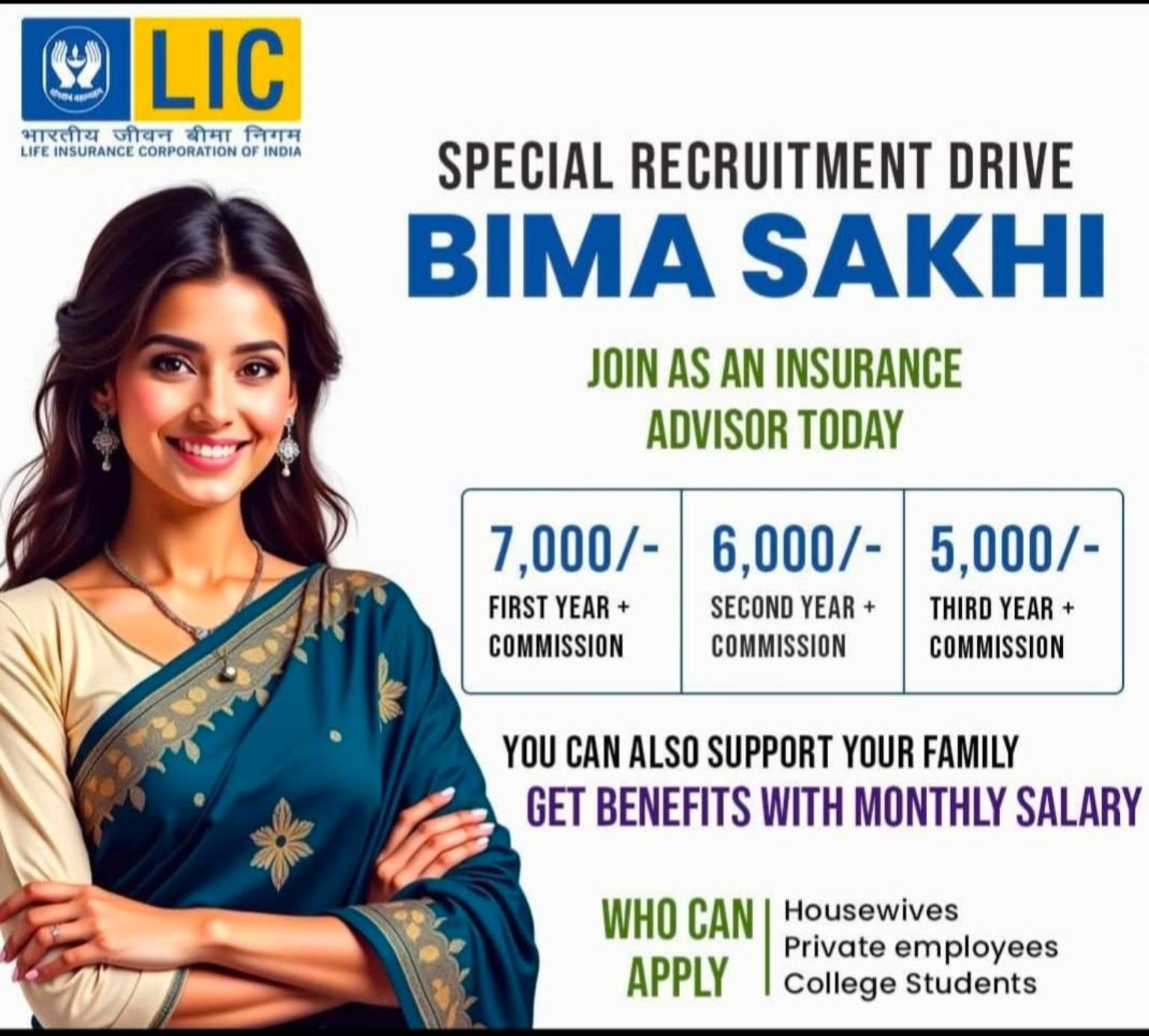 Bima Sakhi Special Recruitment Drive